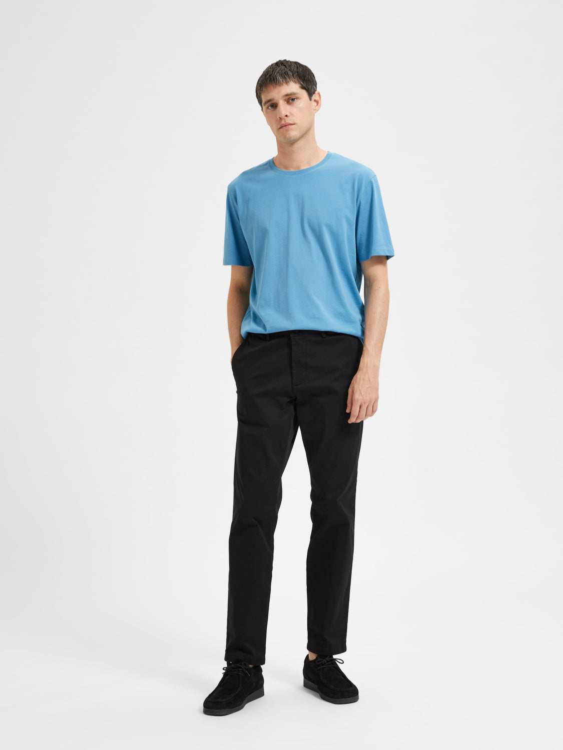Slim Miles Chinos - Sort/ Black
